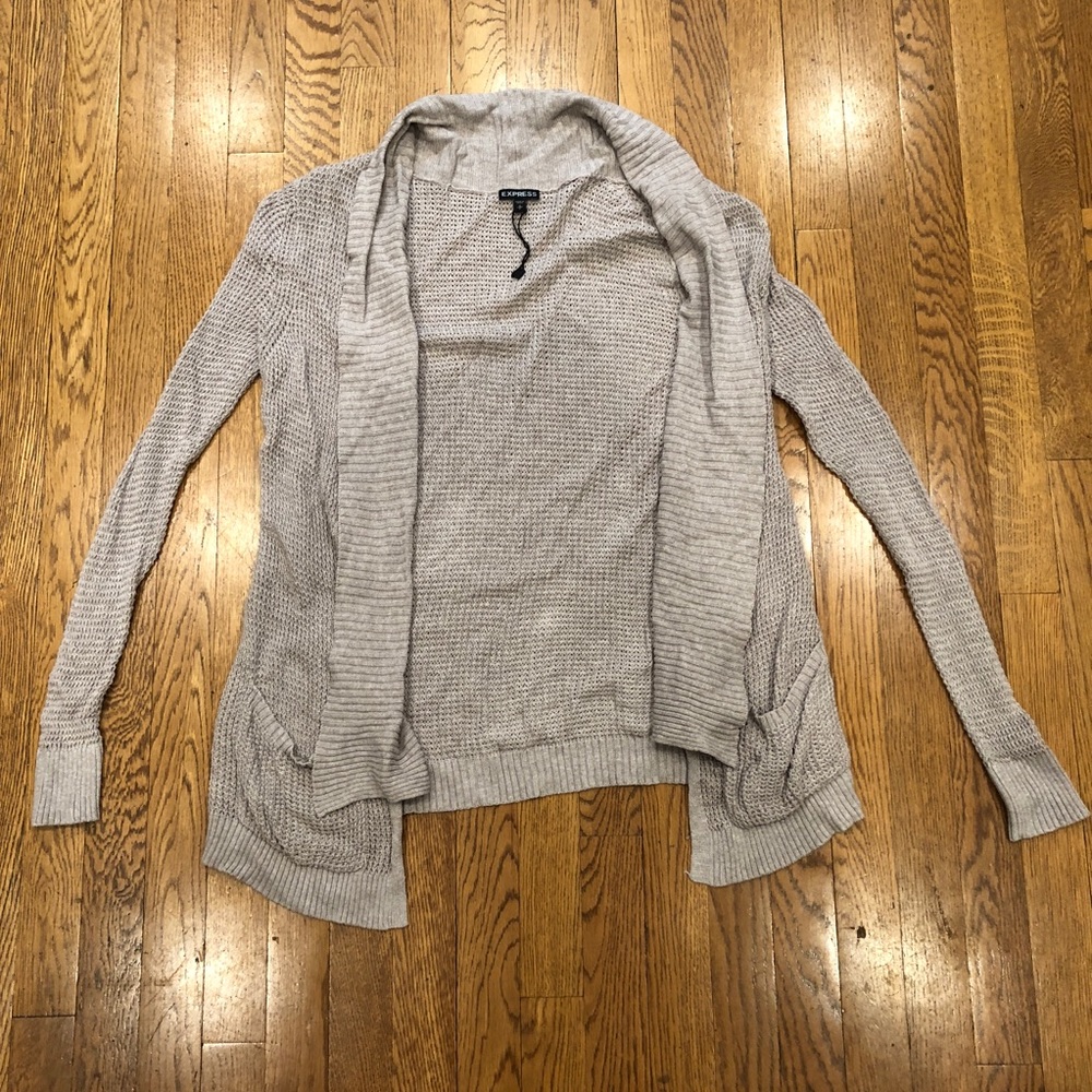 Express tan knit sweater
